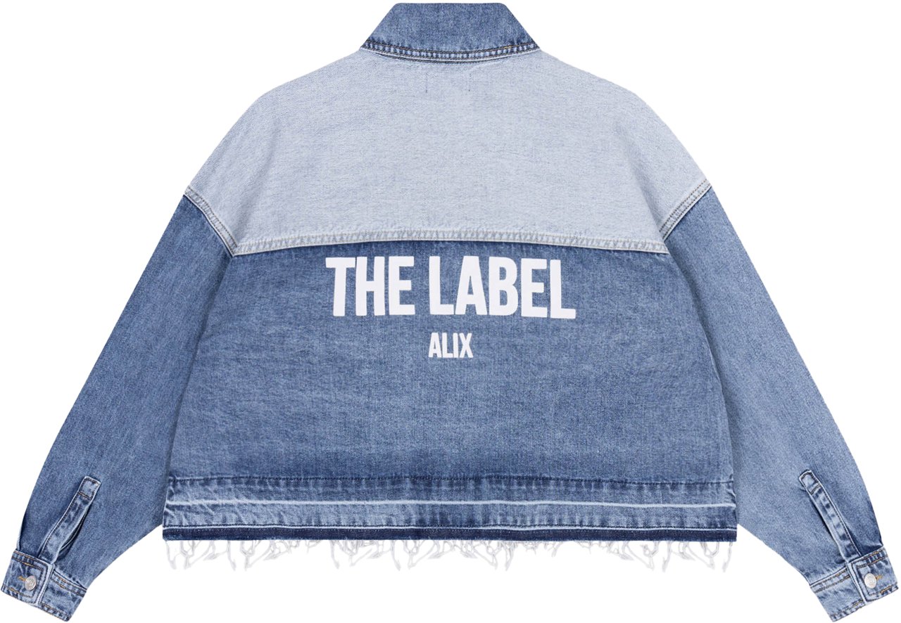 Alix The Label Mix Denim Blouse Blauw