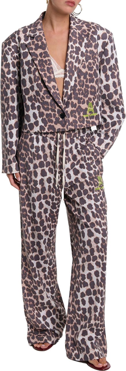 Alix The Label Ladies Woves Animal Pants Pantalons Bruin 2602102563 Bruin