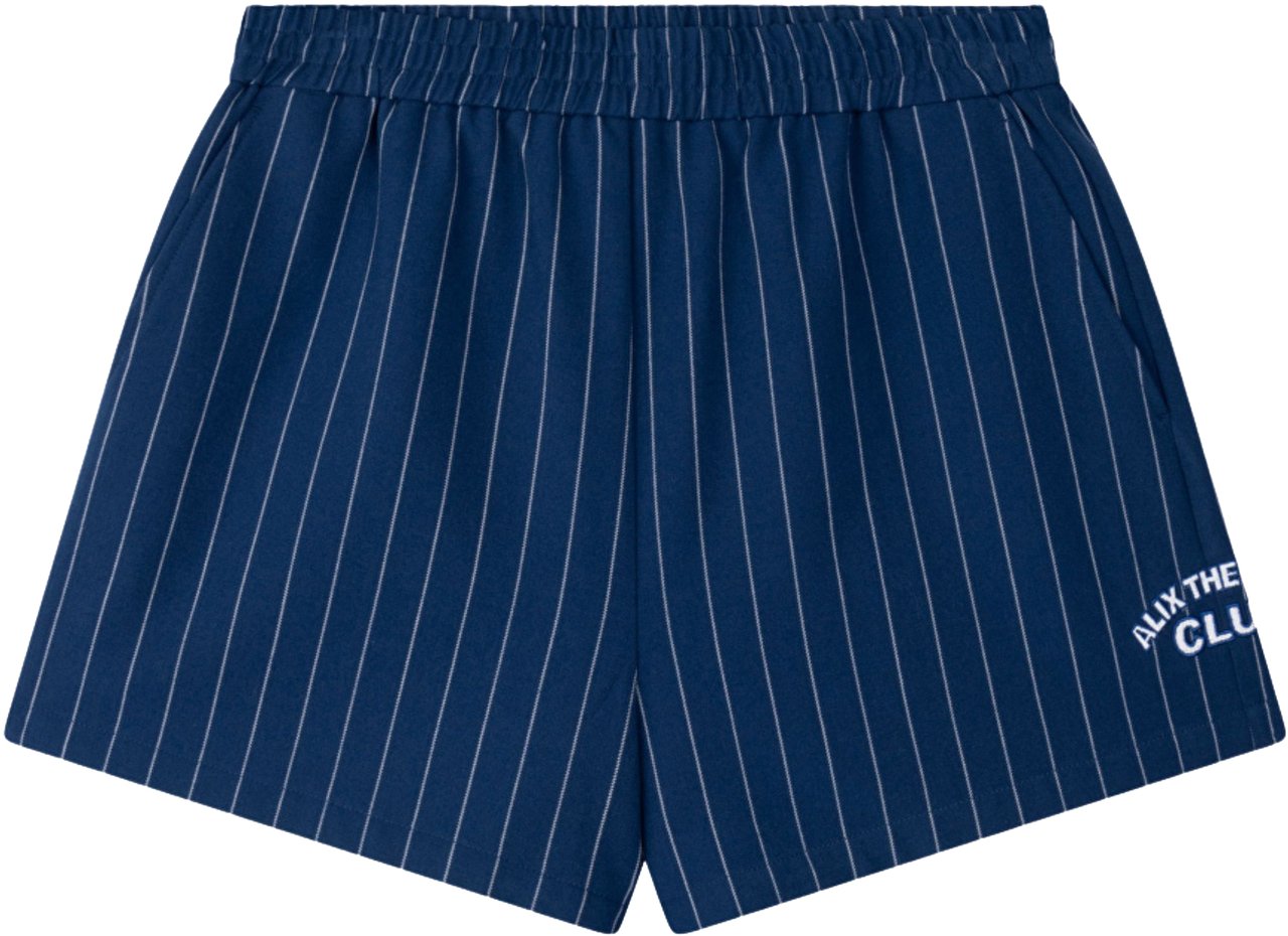 Alix The Label Alix The Label Ladies Woven Clean Striped Shorts Shorts Donkerblauw 2602159550 Blauw