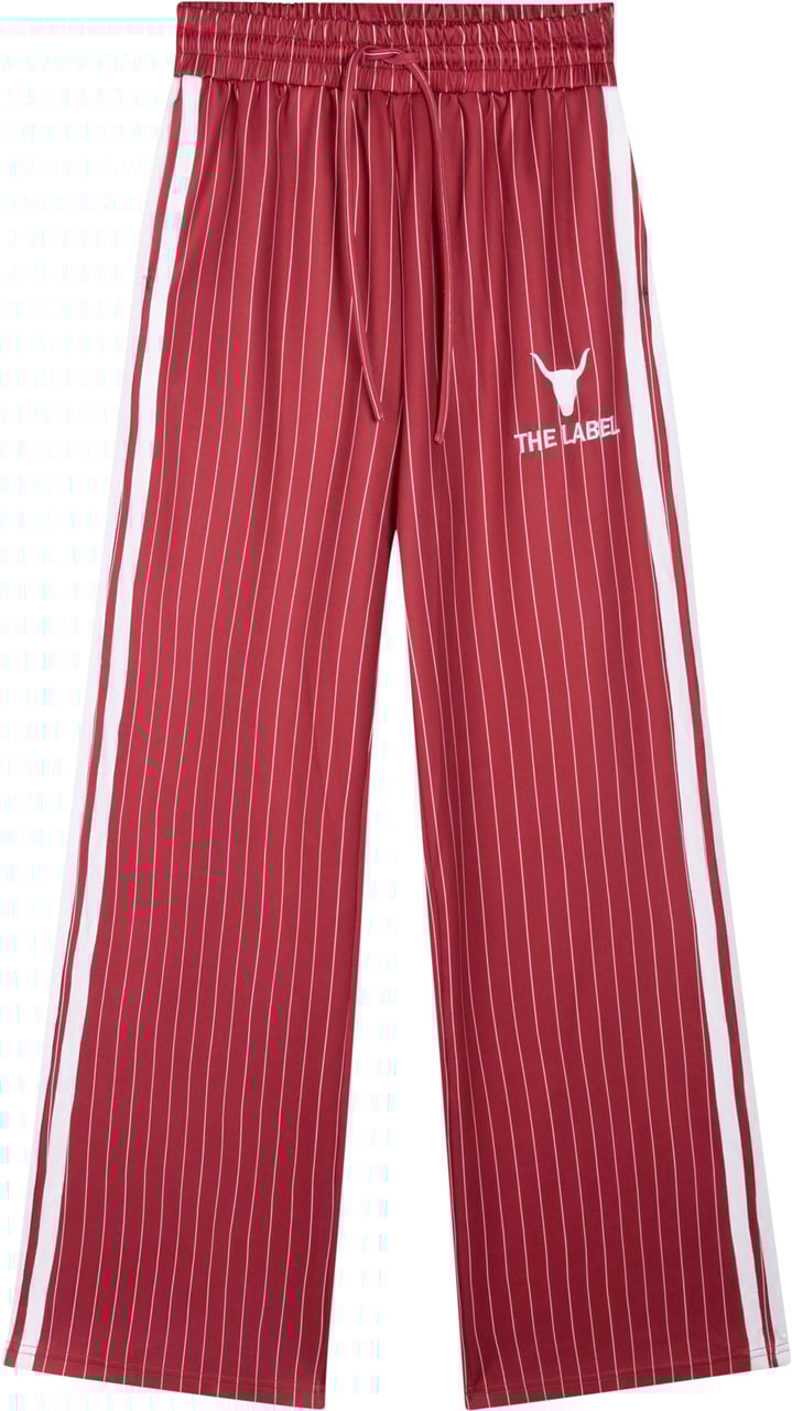Alix The Label Pinstripe Trainingsbroek Rood