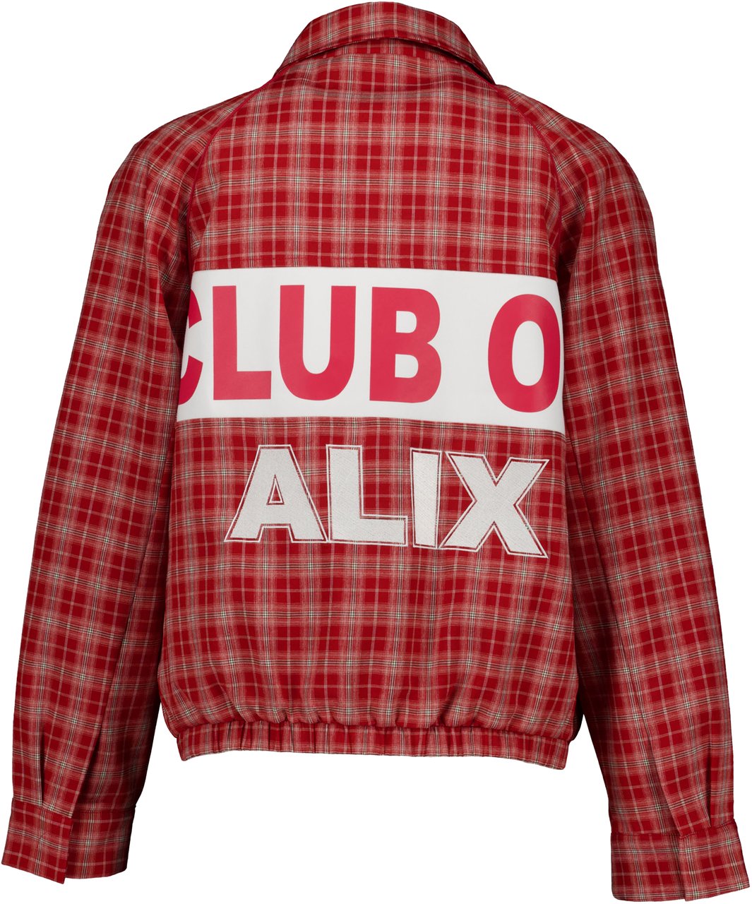 Alix The Label Alix The Label Ladies Woven Checked Bomber Bomberjacks Rood 2602451522 Rood