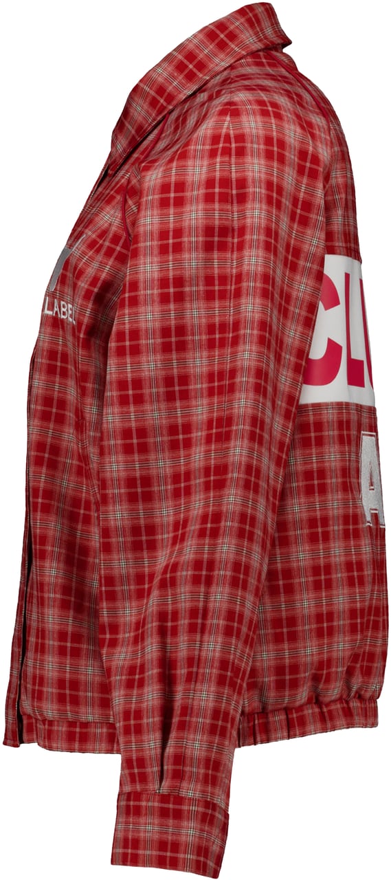 Alix The Label Alix The Label Ladies Woven Checked Bomber Bomberjacks Rood 2602451522 Rood