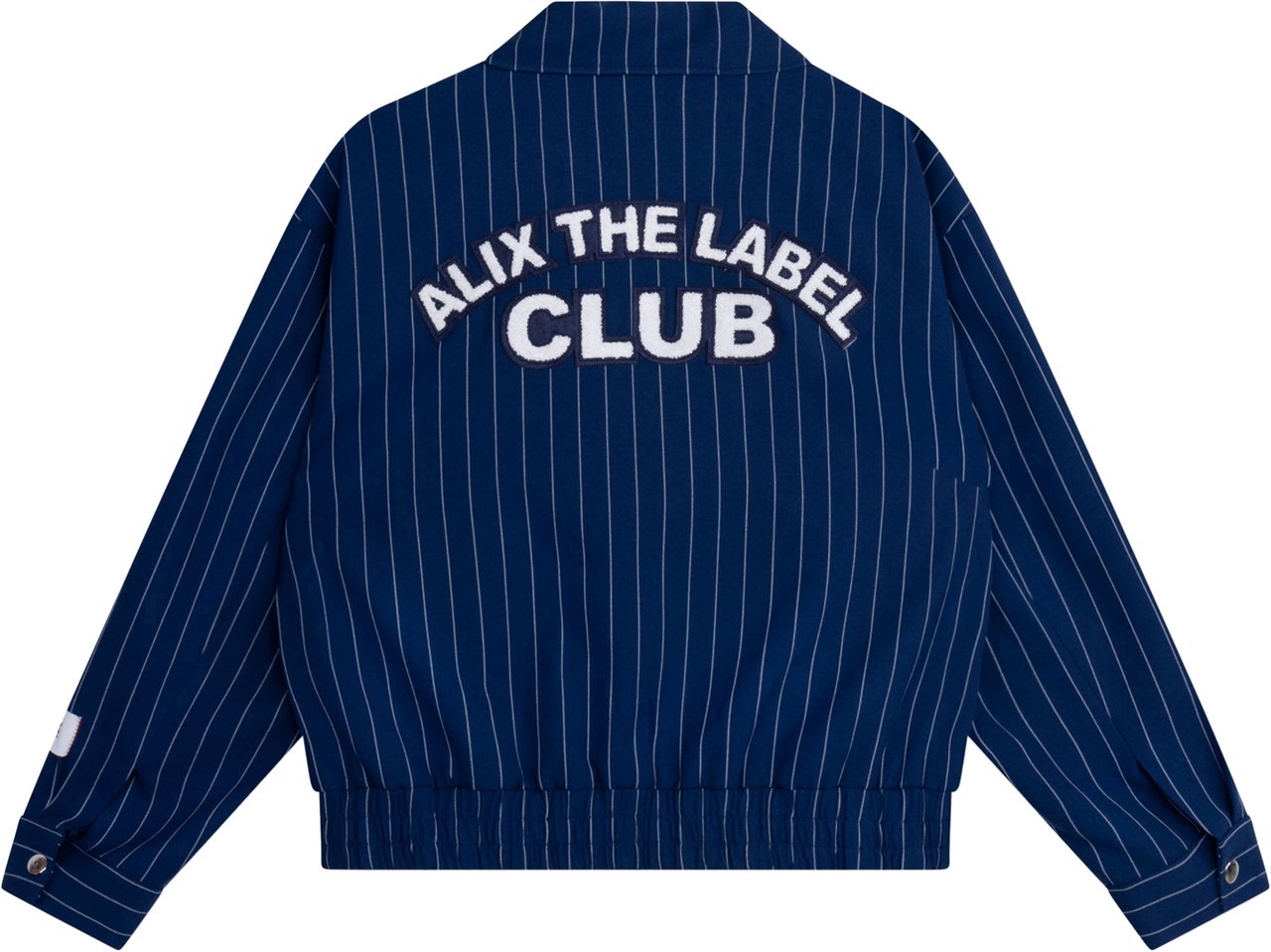 Alix The Label Clean Striped Bomber Blauw