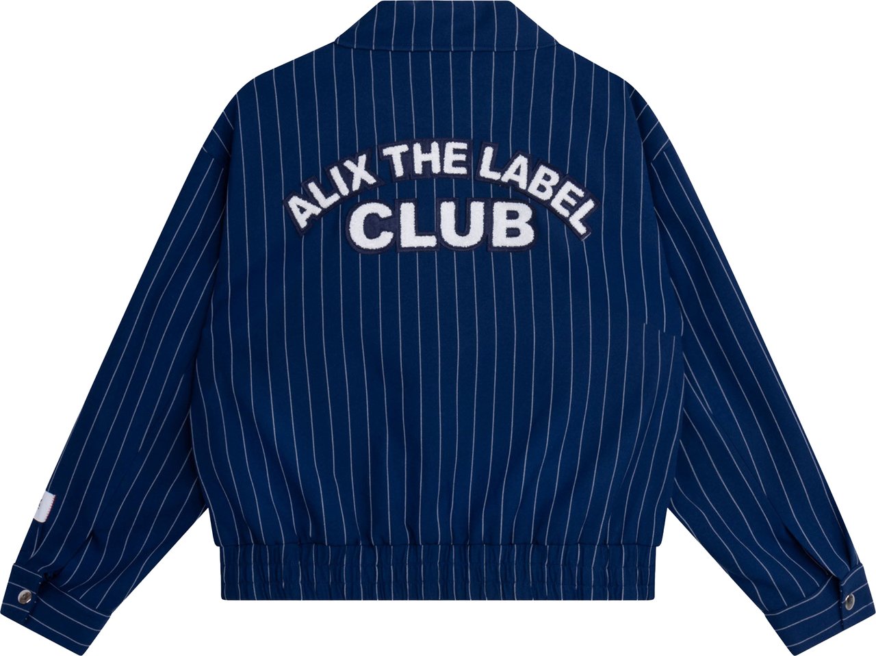 Alix The Label Clean Striped Bomber Blauw