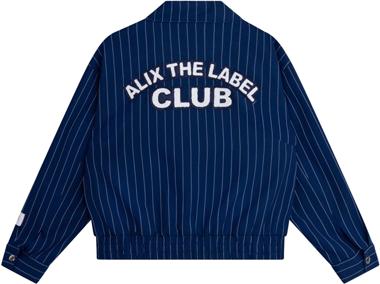 Alix The Label Ladies Woven Classic Striped Bomber Bomberjacks Donkerblauw 2602459551 Blauw