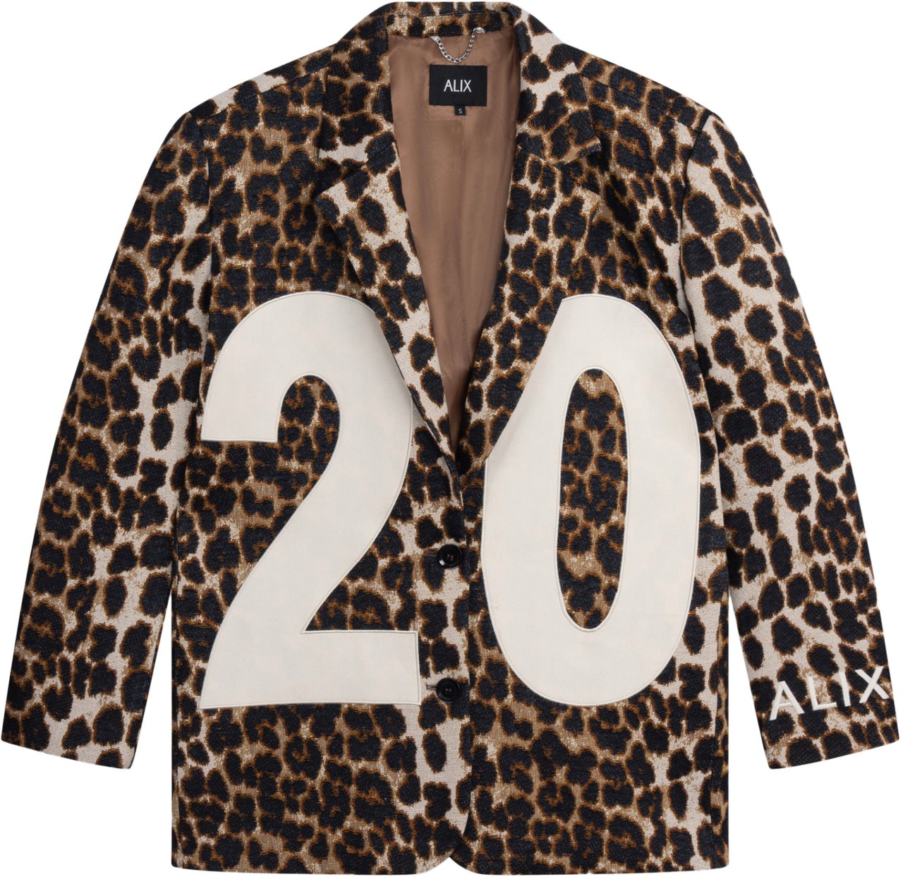 Alix The Label Big 2014 Animal Blazer Divers