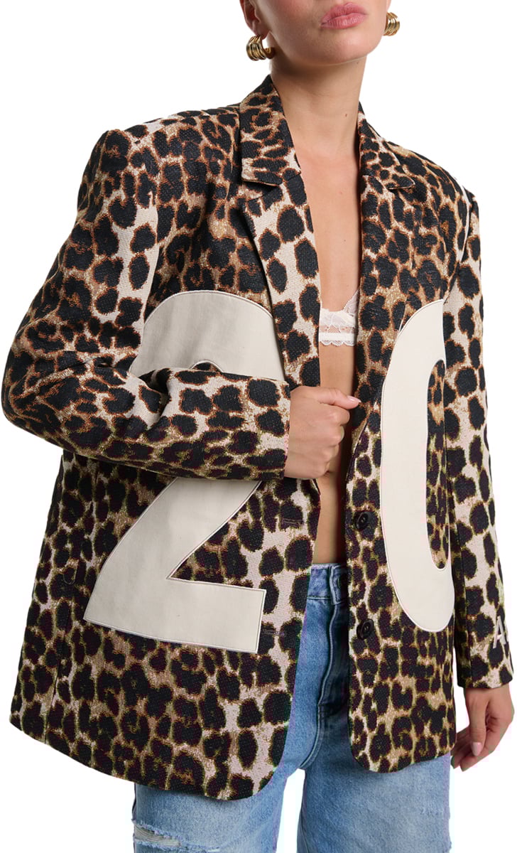 Alix The Label Big 2014 Animal Blazer Divers