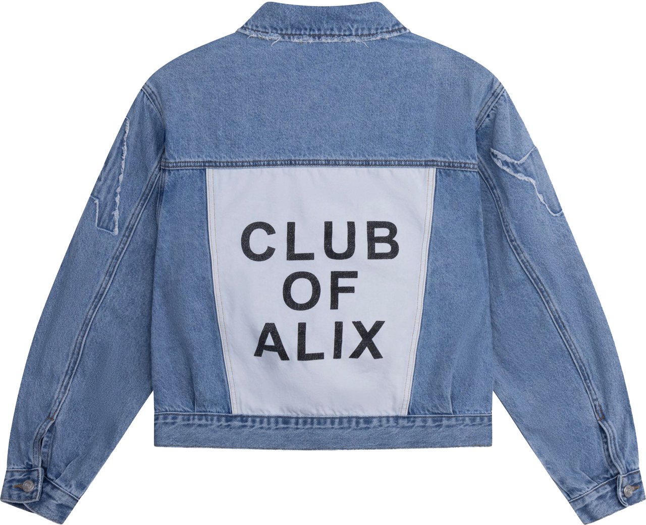 Alix The Label Soft Patch Spijkerjas Blauw