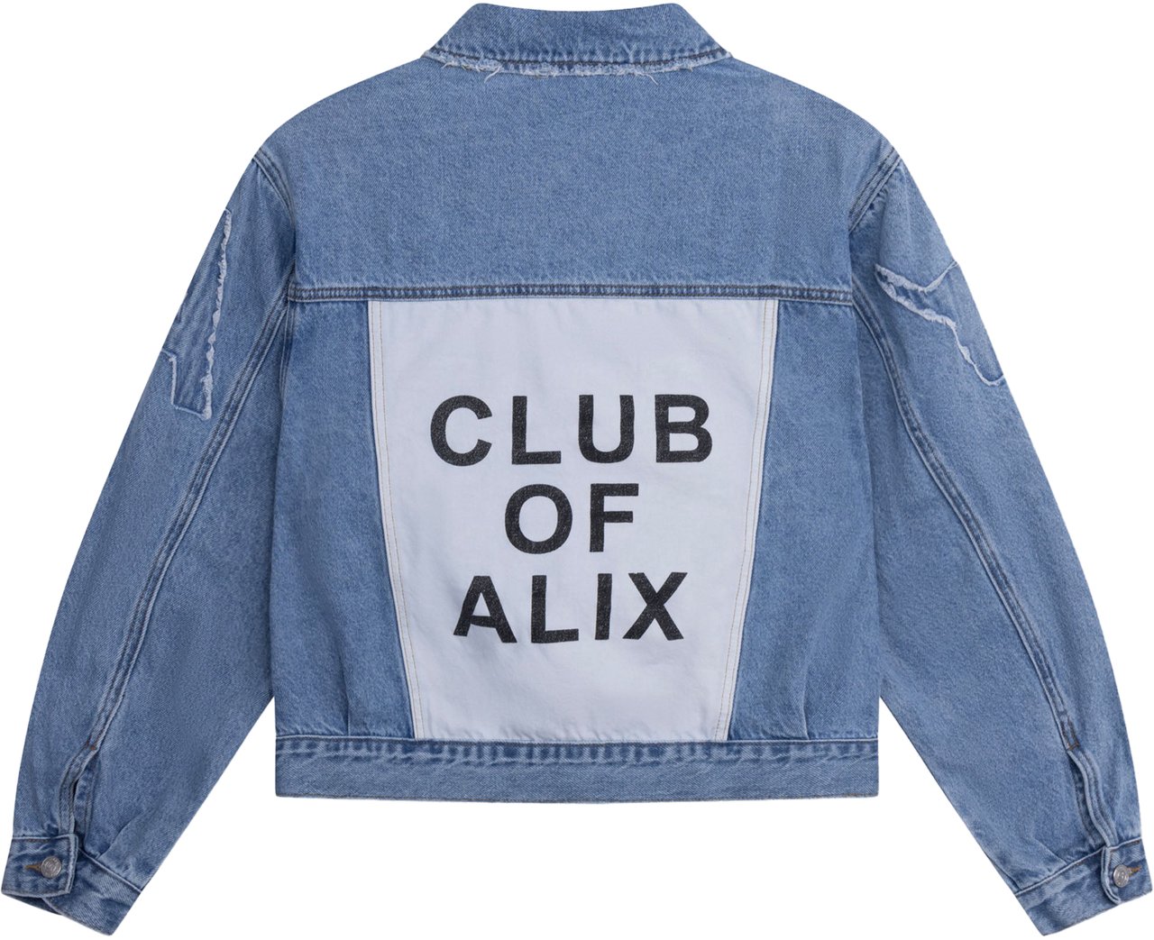 Alix The Label Soft Patch Spijkerjas Blauw