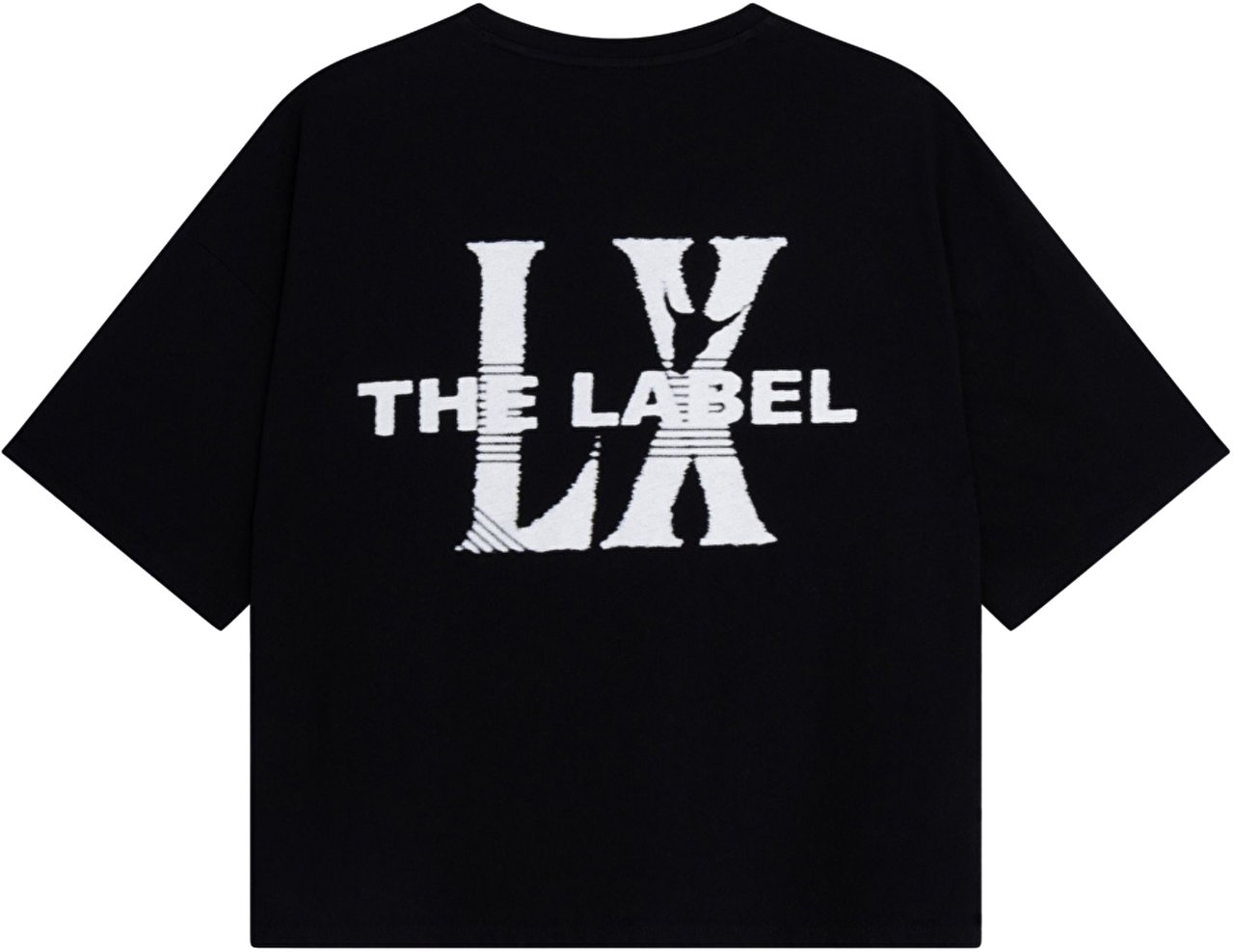 Alix The Label Alix The Label Ladies Knitted Faded Lx T-shirt T-shirts Zwart 2602819652 Zwart