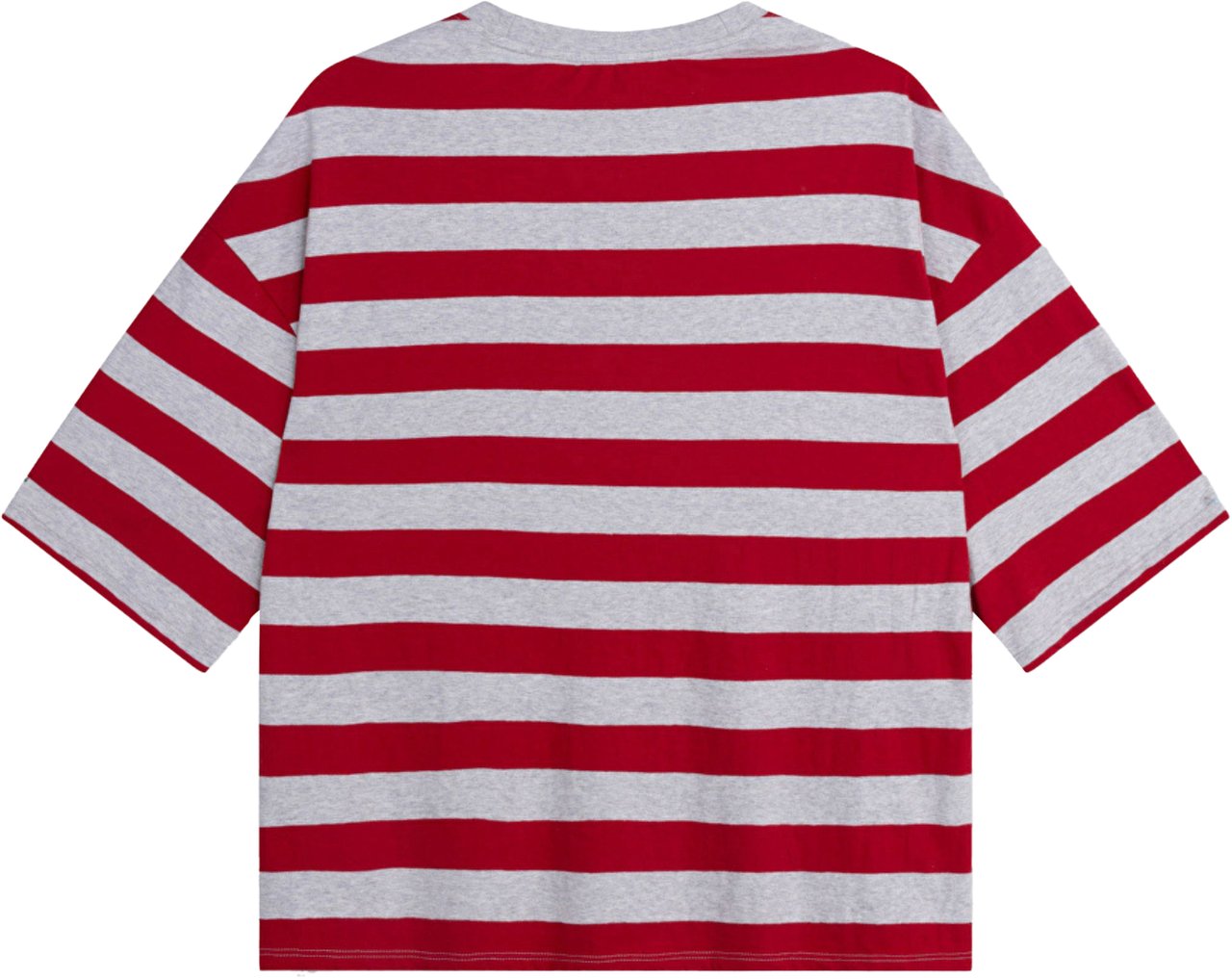 Alix The Label Alix The Label Ladies Knitted Block Stripe T-shirt T-shirts Rood 2602880607 Rood