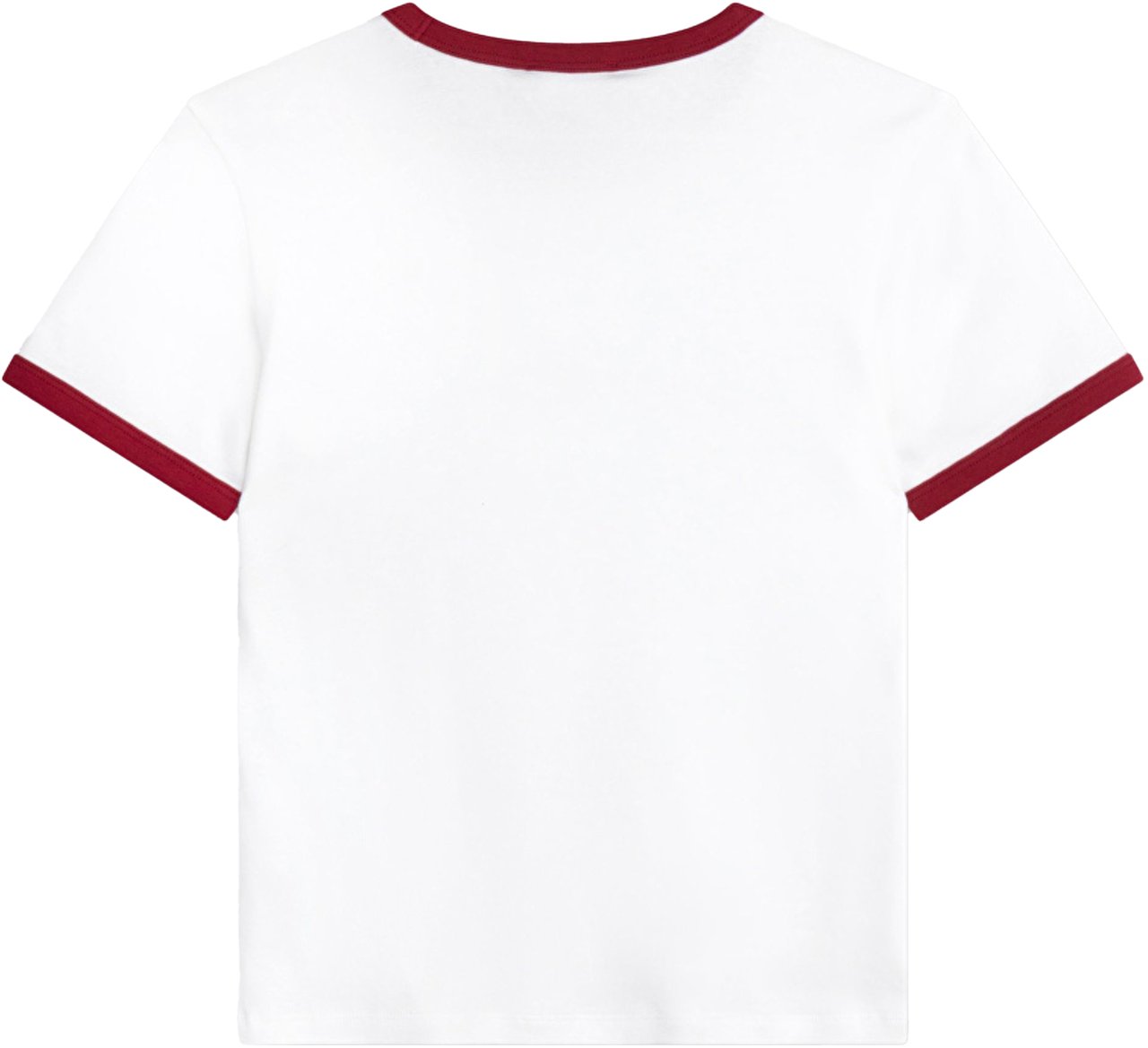 Alix The Label Alix The Label Ladies Knitted Ringer T-shirt T-shirts Ecru 2602884612 Wit