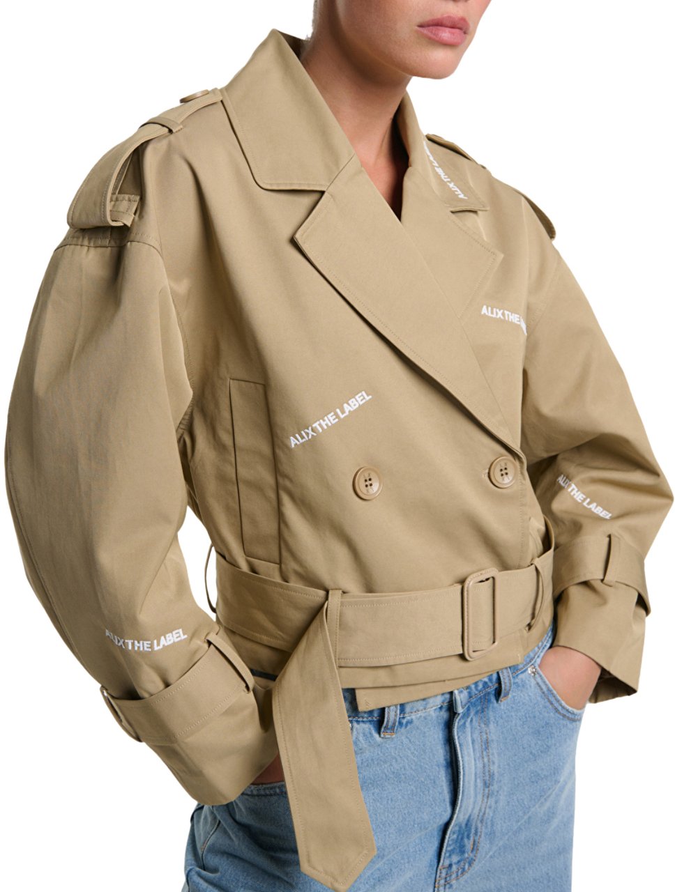 Alix The Label Trenchcoat Beige