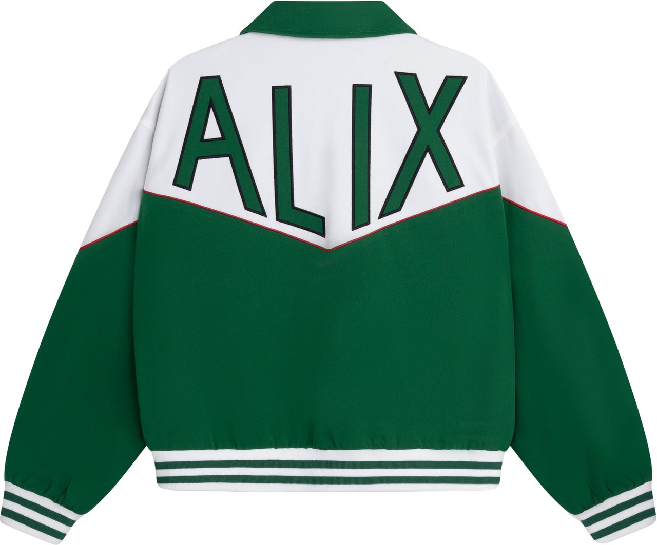 Alix The Label Colourblocking Bomber Groen