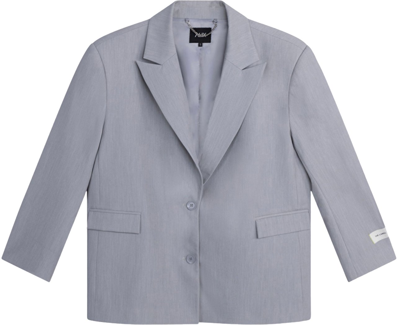 Alix The Label Ladies Woven Clean Mix Blazer Blazers Grijs 2603464575 Grijs