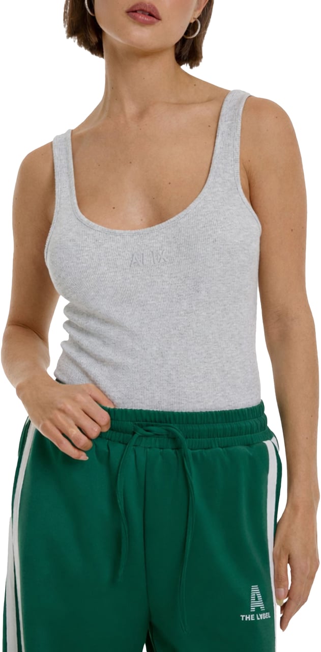 Alix The Label Rib Tanktop Grijs