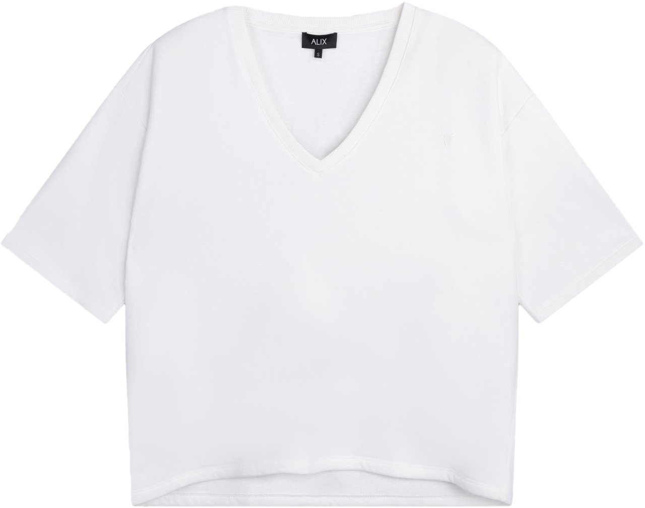 Alix The Label V-Hals Sweater Wit