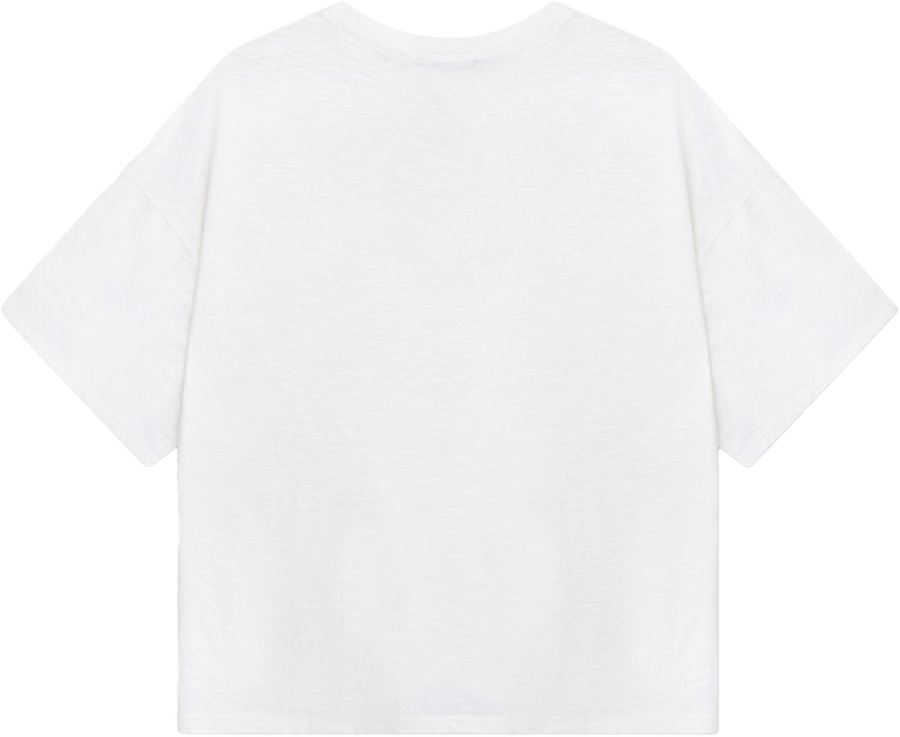 Alix The Label Ladies Knitted Slub T-shirt T-shirts Ecru 2603883611 Wit