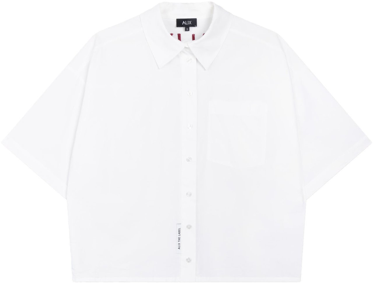 Alix The Label Clean Poplin Blouse Wit