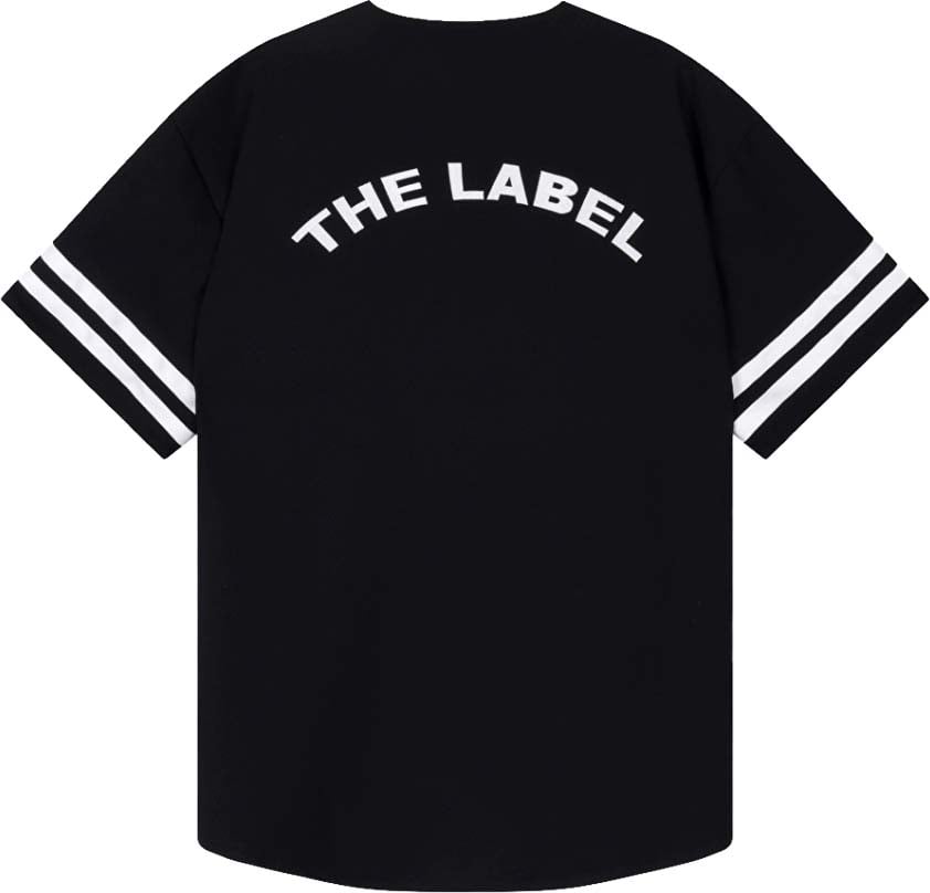 Alix The Label Baseball Shirt Dress Zwart