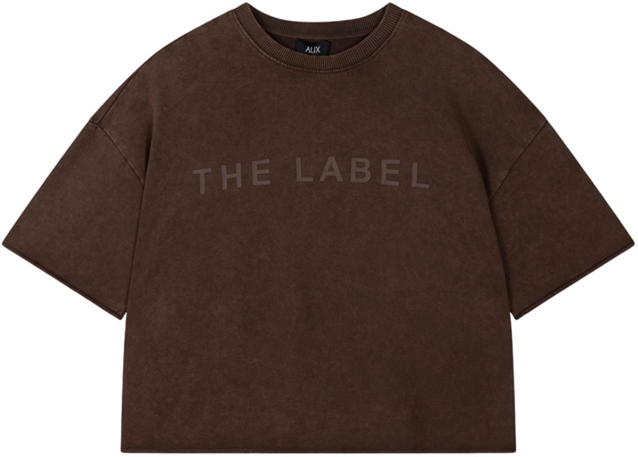 Alix The Label Ladies Knitted The Label Summer T-shirt T-shirts Bruin 2604830704 Bruin