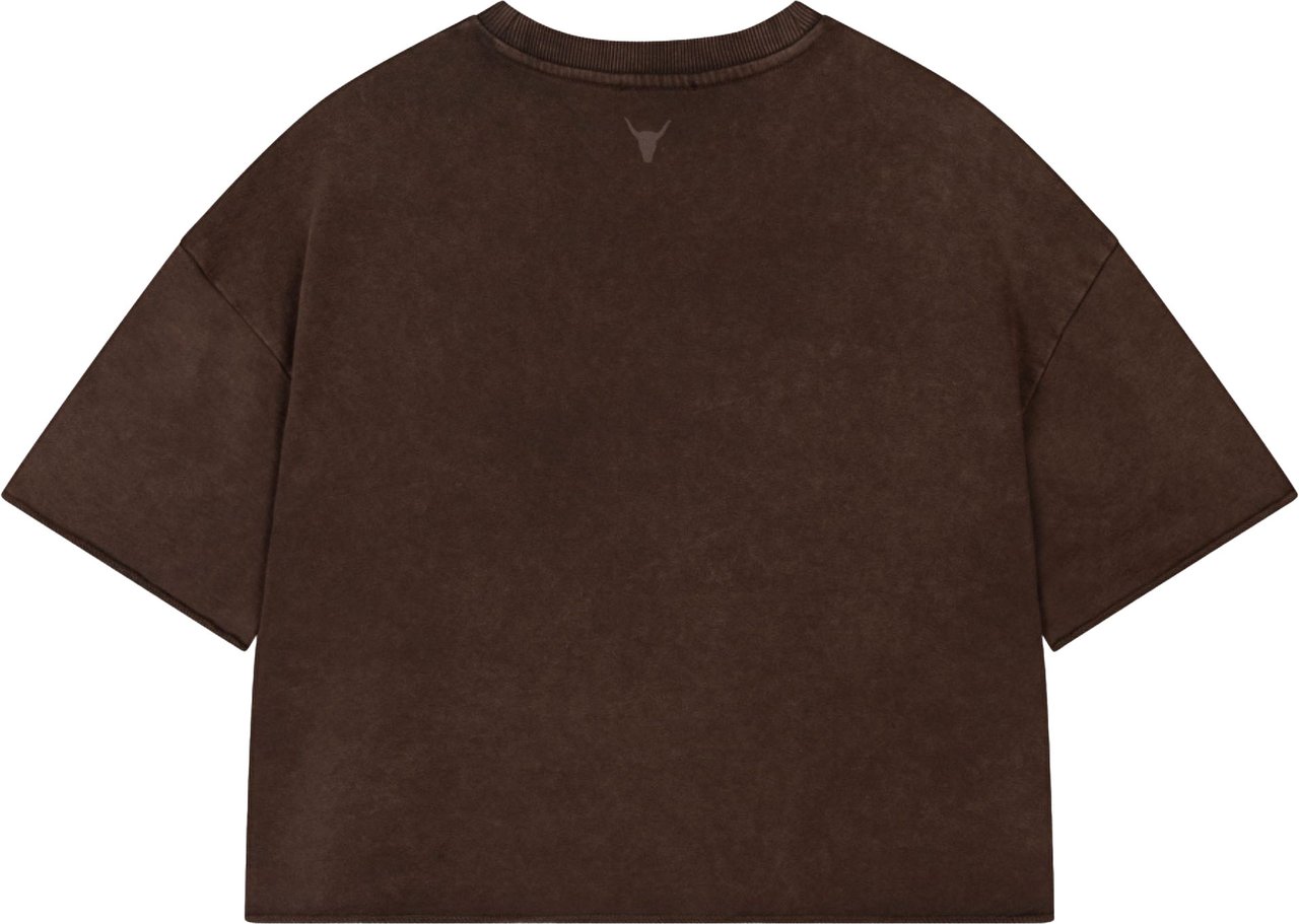 Alix The Label Ladies Knitted The Label Summer T-shirt T-shirts Bruin 2604830704 Bruin