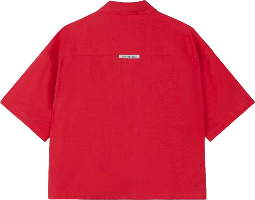 Alix The Label Short Sleeve Blouse Rood