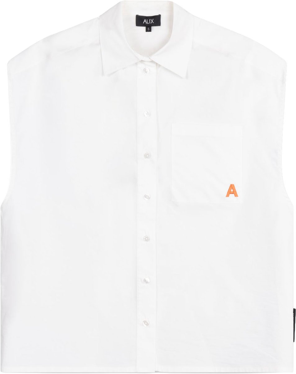 Alix The Label Sleeveless Blouse Wit