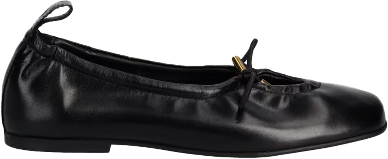Alohas Flat Shoes Black Zwart
