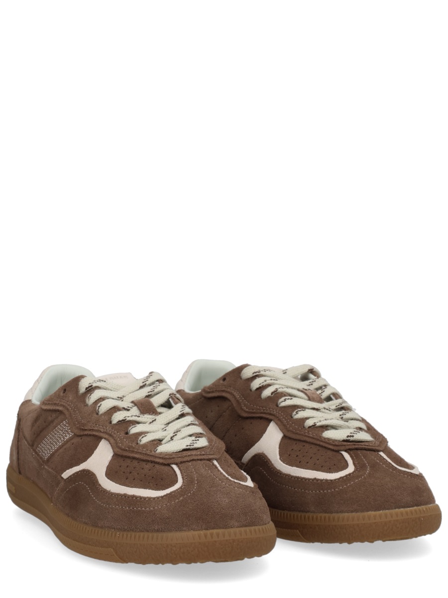 Alohas Rife Suede Perforated Vintage Sneakers Bruin