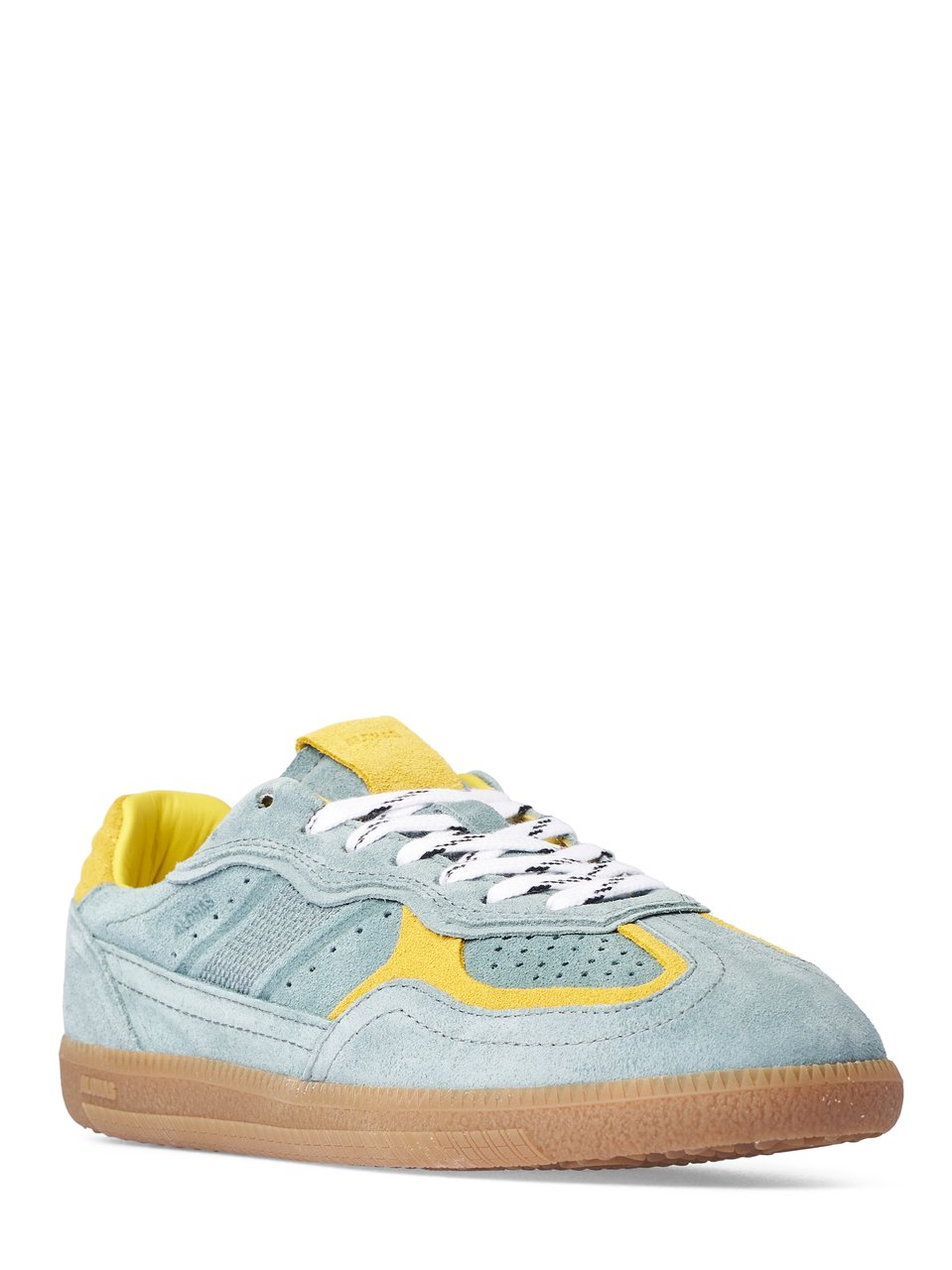 Alohas Muted Blue Low-Top Sneakers with Suede-Like Texture Grijs