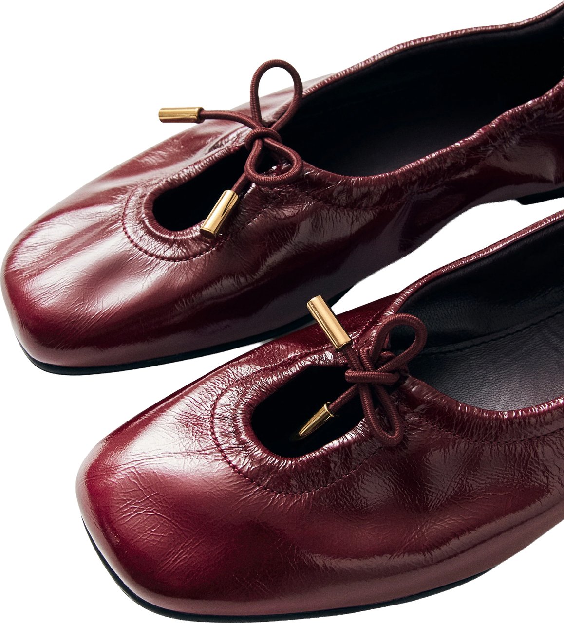Alohas Flat Shoes Onix Burgundy Maroon