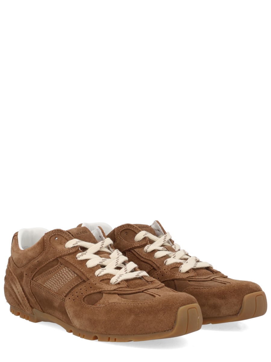 Alohas Brown Suede Lace-Up Sneakers Bruin