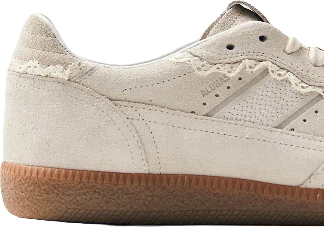Alohas Sneakers Crochet Cream Wit