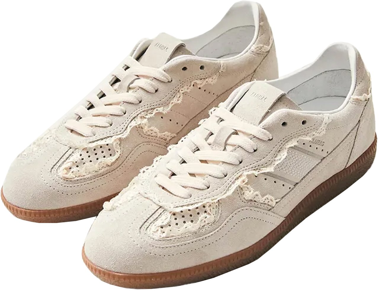 Alohas Sneakers Crochet Cream Wit
