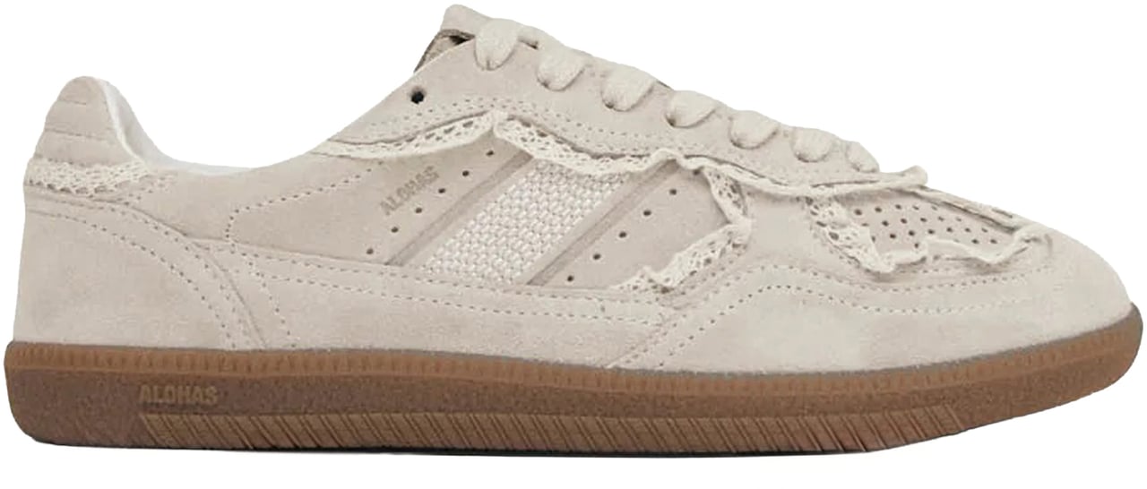 Alohas Sneakers Crochet Cream Wit