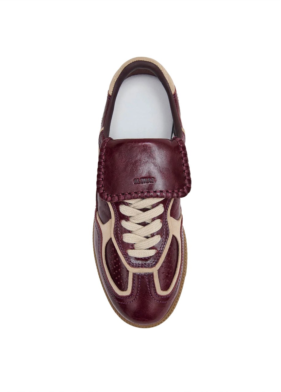 Alohas Sneakers Onix Deep Burgundy Maroon