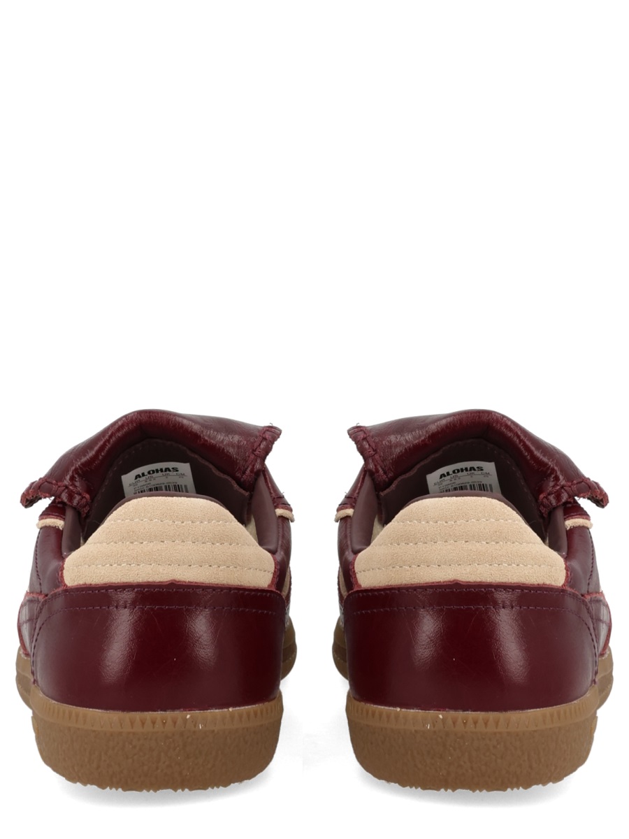 Alohas Burgundy Tb.490 Club Fold-Over Sneakers Zwart