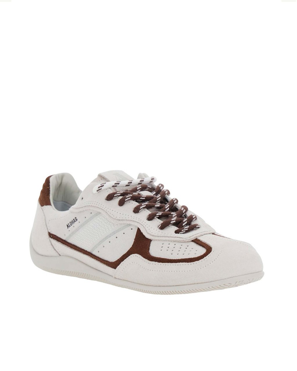 Alohas Sneakers Suede Cream Wit
