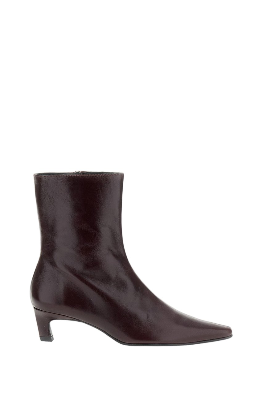 Alohas Burgundy Ambar Rift Leather Boots Maroon