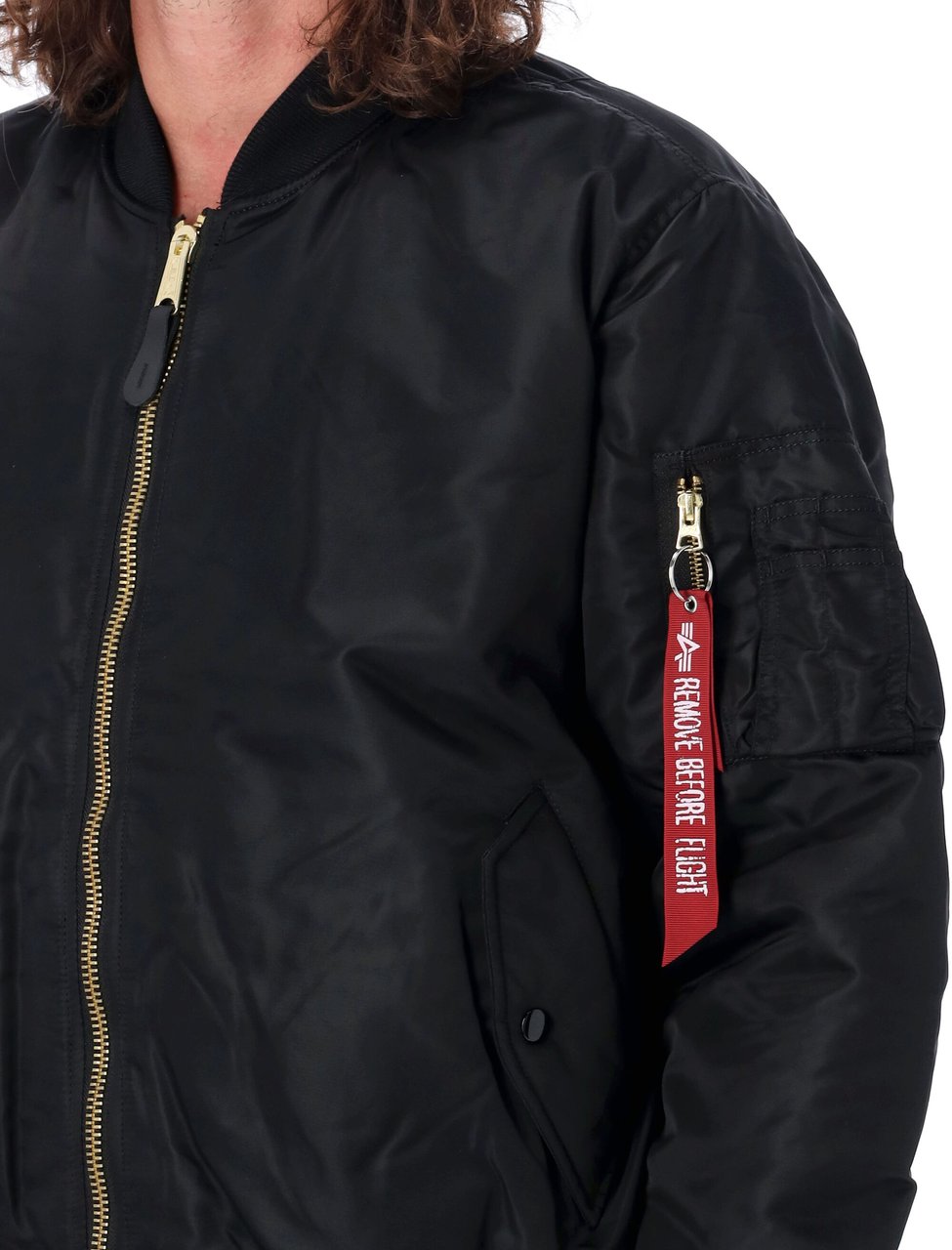 Alpha Industries Ma-1 Nero Zwart