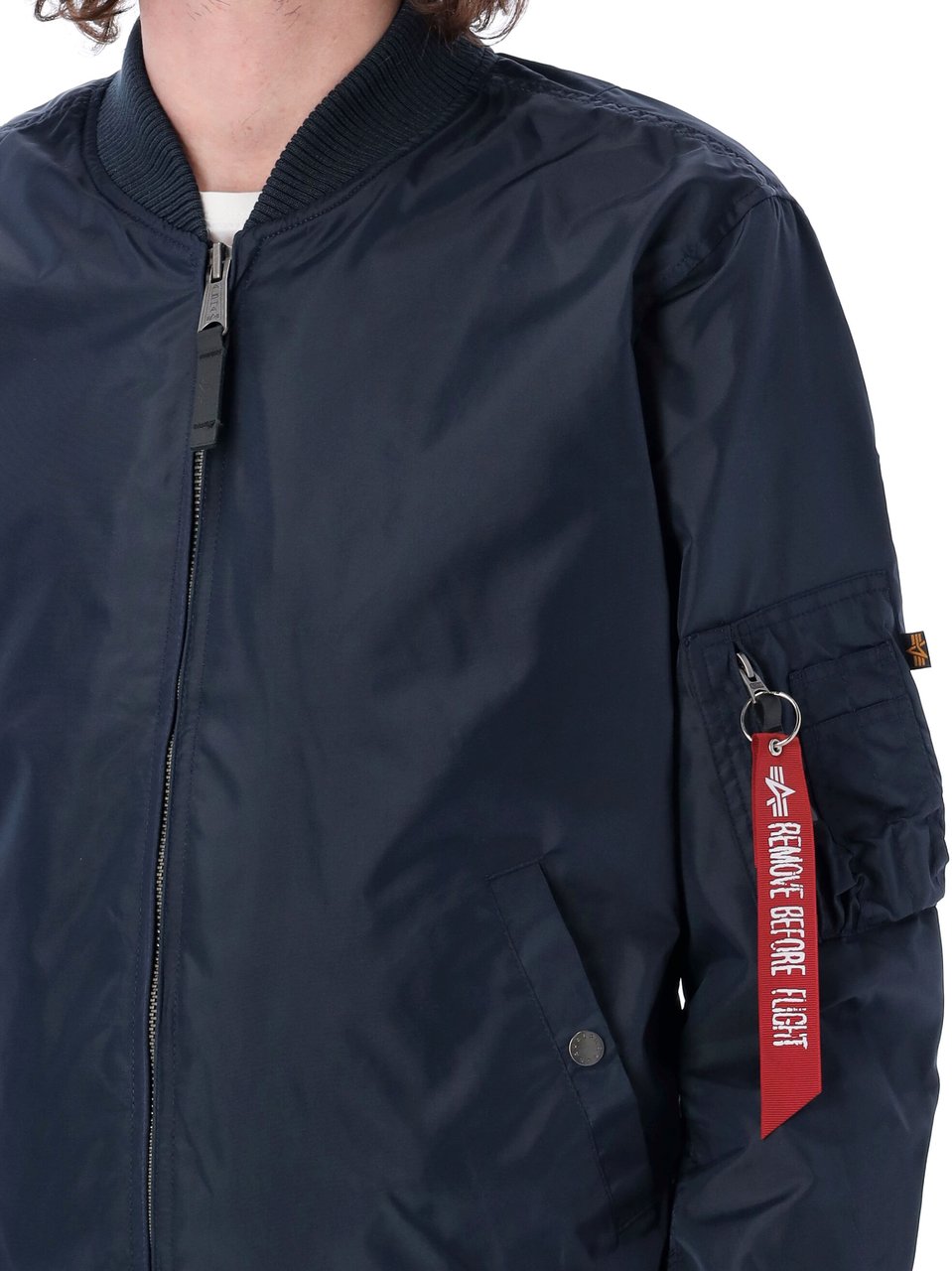 Alpha Industries Ma-1 Tt Rep Blue Blauw