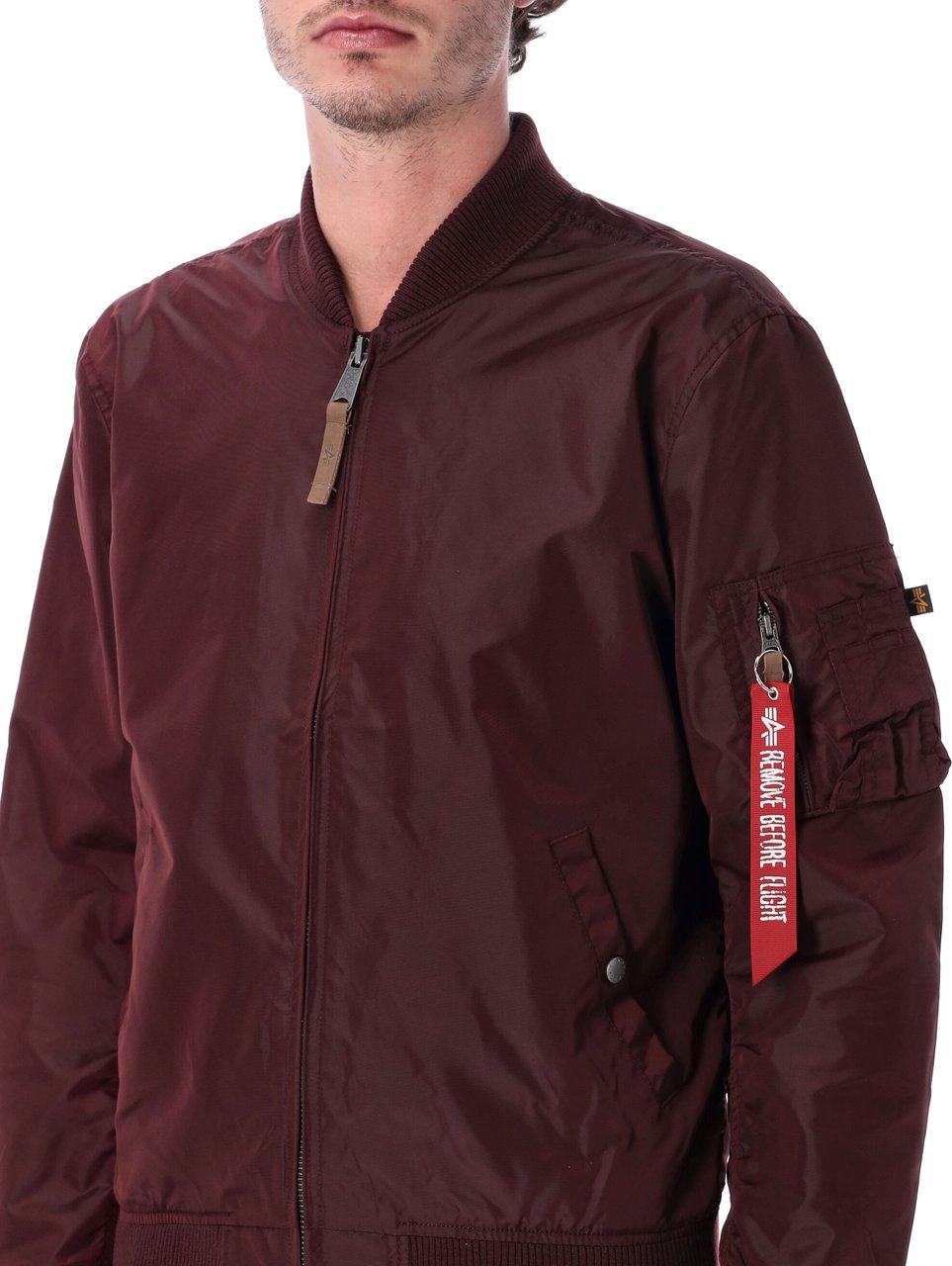 Alpha Industries Ma-1 Tt Dk Maroon Maroon