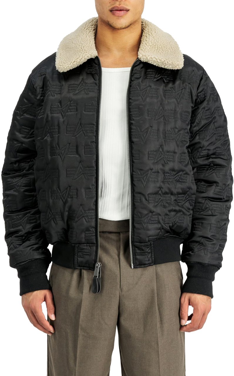 Alpha Industries Giacca B-15 Mov Rev Nera Zwart