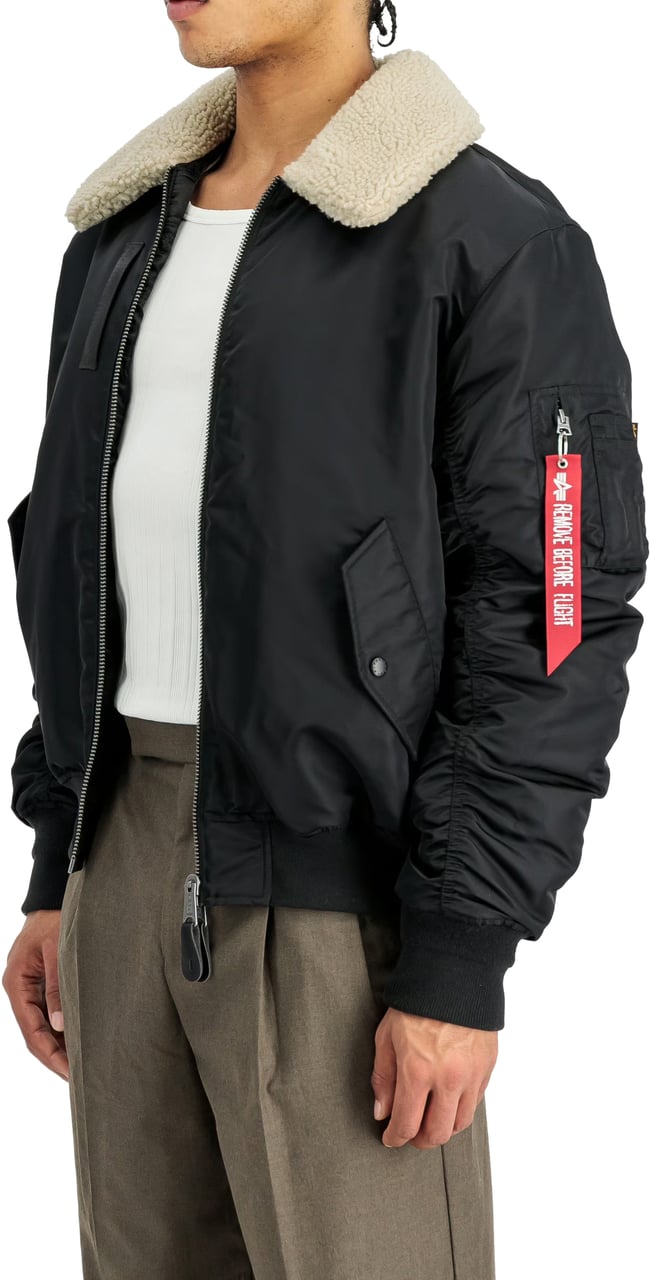 Alpha Industries Giacca B-15 Mov Rev Nera Zwart