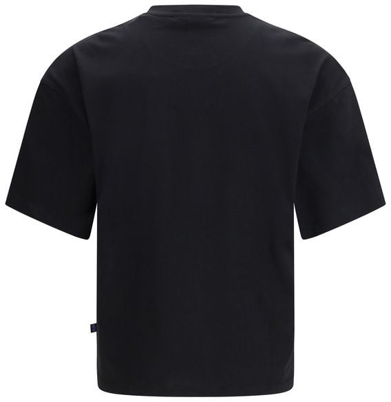 Alpha Industries ALPHA INDUSTRIES Black Cotton T-Shirt Zwart