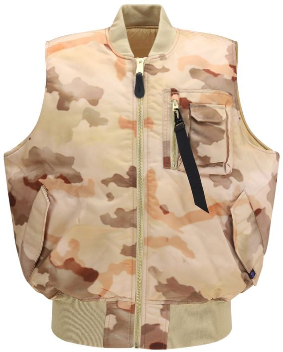 Alpha Industries ALPHA INDUSTRIES Beige Nylon Biker Jacket Beige