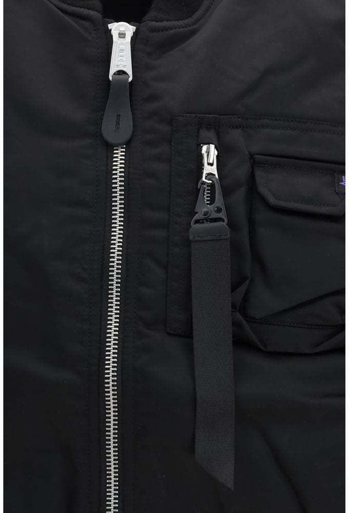 Alpha Industries ALPHA INDUSTRIES Black Nylon Jacket Zwart
