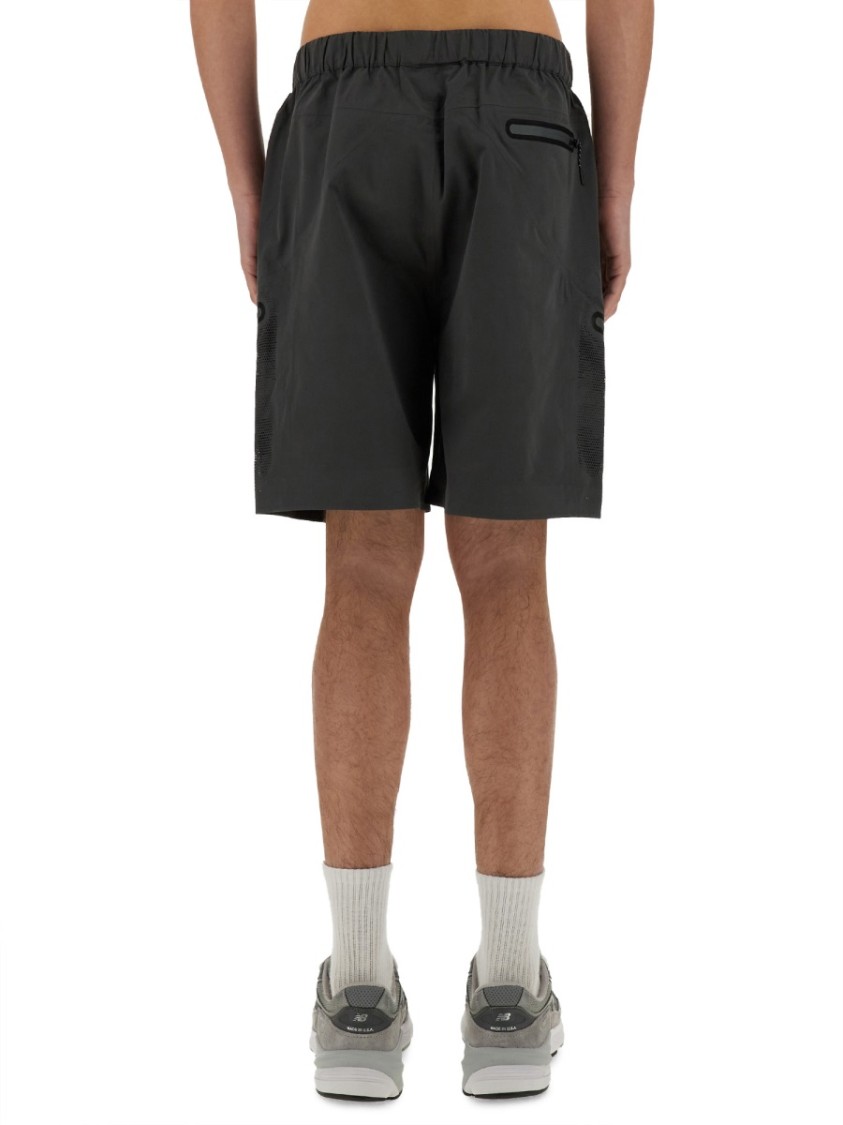 Alpha Industries Shorts With Laser-Cut Design Grijs