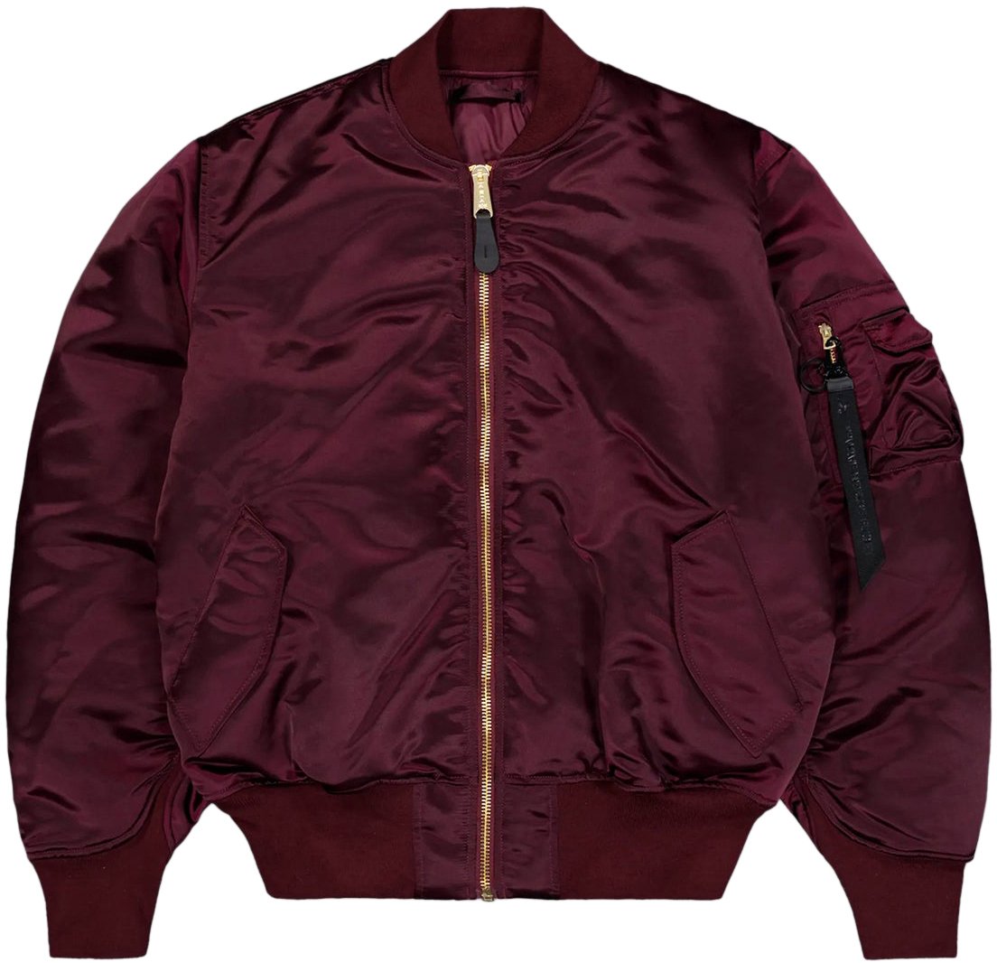 Alpha Industries Bomber Ma-1 Flight Ultra Violet Dark Cherry Divers